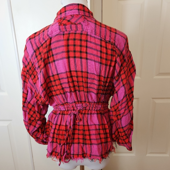 We The Free People Plaid Shirt - Picture 6 of 12